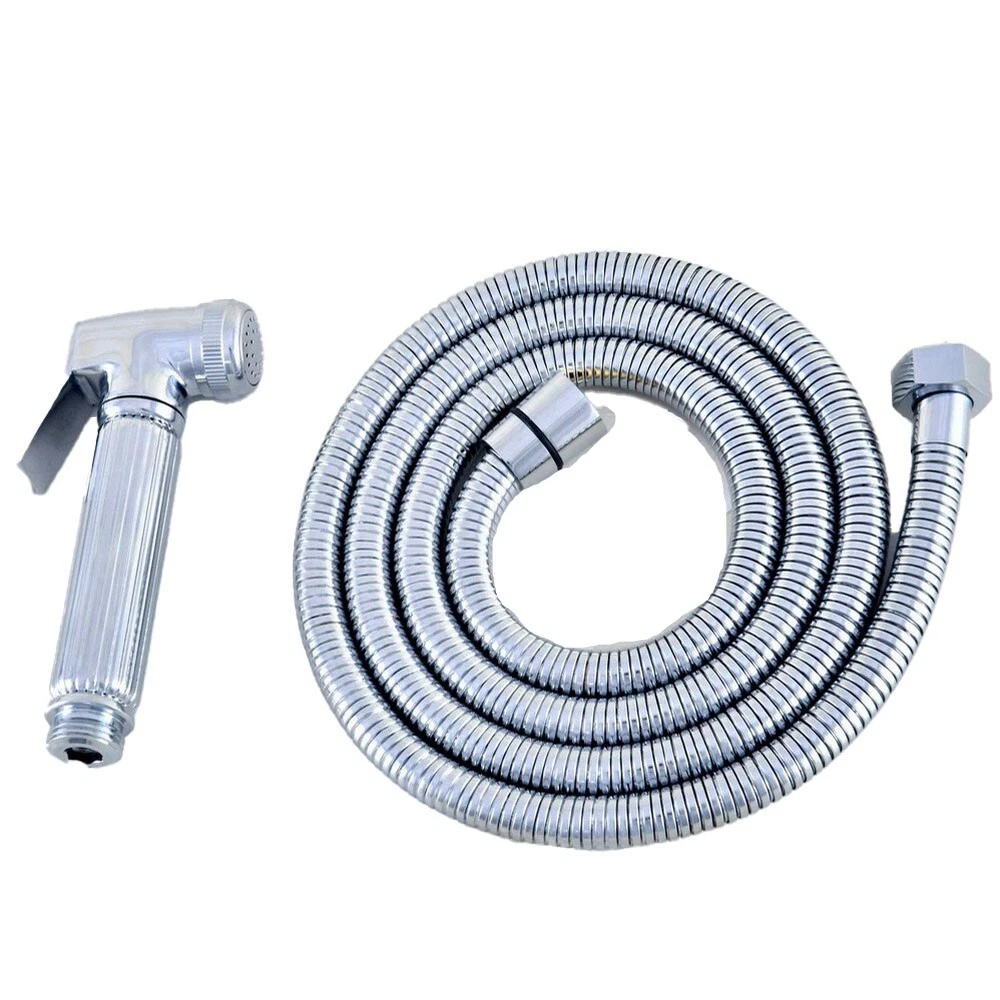 Polished Chrome Brass Bathroom Hand-held Shower Head + 1.5m Shower Hose shh021
Opens in a new window