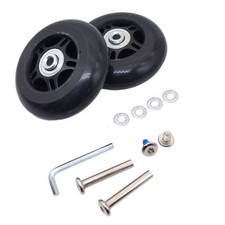 US Stock 2Set OD 78mm Luggage Suitcase Replacement Wheels Axles Repair Wrench