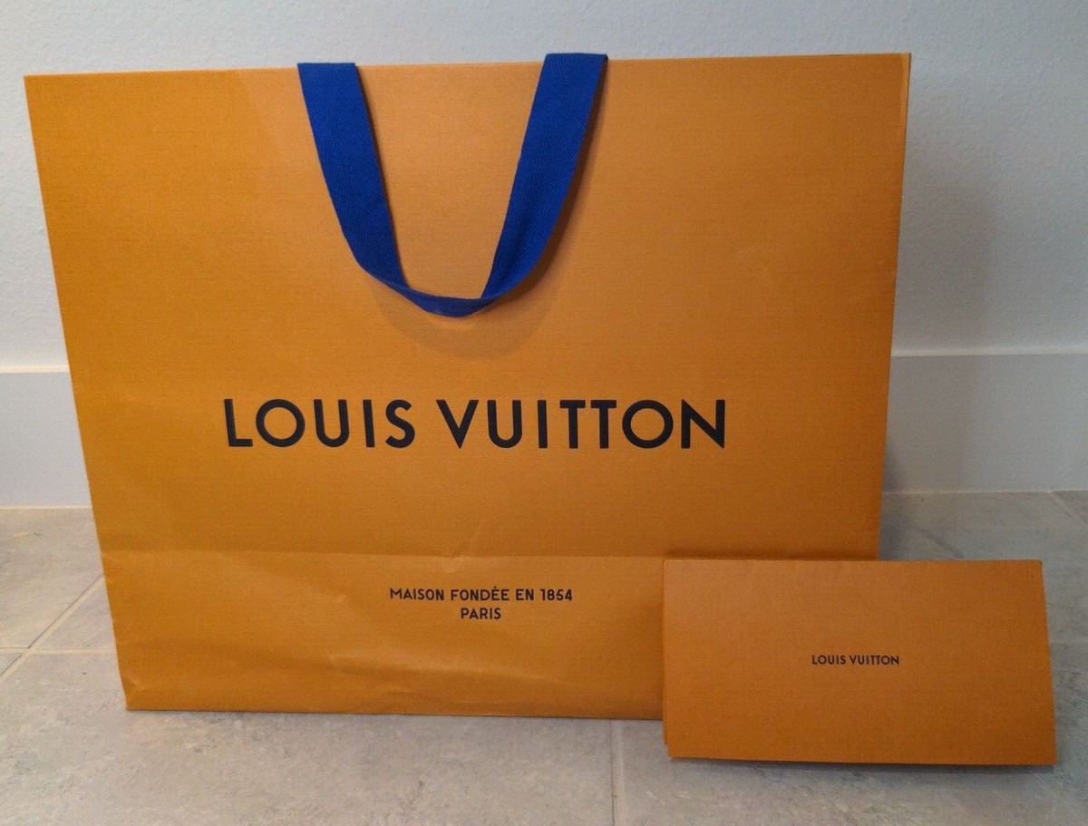 LOUIS VUITTON Authentic Empty Gift Box Shopping Bag Small Medium  display picture 1