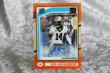 2024 Panini Clearly Donruss Rated Rookie KOOL-AID McKINSTRY Orange AUTO 🔥/249