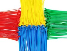 400Pcs 4 Inch Assorted Colored Zip Ties Nylon Cable Ties for Home Garden Garage