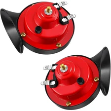 12V Super Loud Train Horn Waterproof for Motorcycle Car Truck SUV Boat(2 PC)