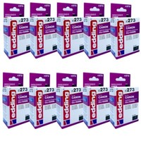 10X Original Edding Tinte Patrone 273 FüR Canon CLI-526BK Pixma Ip 4850 4950 MG5