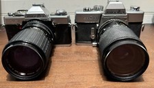Minolta SRT 101  XG1 Cameras  lenses for Parts Or Repair READ DESCRIPTION