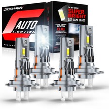 4pcs H7 H7 LED Headlights Hi/Lo Beam Bulbs For BMW 323i 328i 335i 340i xDrive