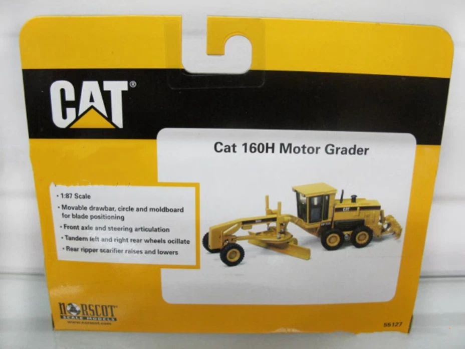 1:87 DM CAT160H Roader Motor Grader Construction Machine Equipment Diecast Model - Image 2 of 2