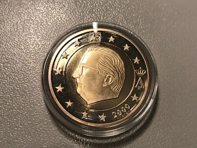 2 EURO BELGIQUE BELGIEN BELGIUM 2000 PP/BE NEUF NEU NEW - TRES RARE 15.000 EX - Photo 1/2