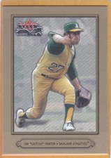 2002 FLEER FALL CLASSIC BASEBALL JIM CATFISH HUNTER #27 A'S NMMT *A15279