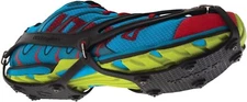 Kahtoola NANOspikes Traction Spikes for Ice, Winter Running & Walk Black Large