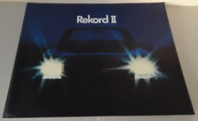 Opel Rekord 2 Brochure c.1972 - 1.9 Saloon Estate  Sport Coupe De Luxe LF
