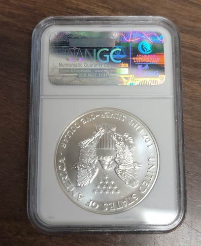 1993 American Silver Eagle - NGC MS69 - Picture 2 of 5