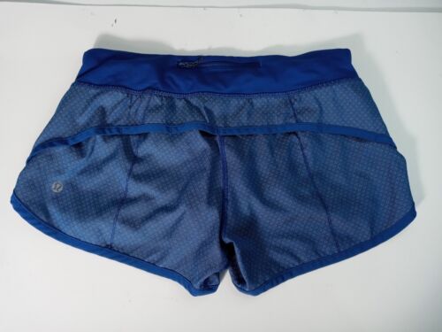 Lululemon Shorts Speed Up Size 4 Athletic Hidden Pocket 3" Women's Blue - Picture 1 of 4