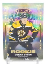 2021-22 Upper Deck Stature OSKAR STEEN Rookie Photo Variation /99 Boston Bruins