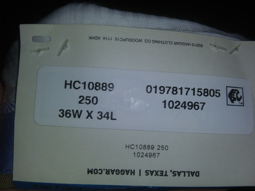 NWT Haggar Premium No Iron Straight Fit Flat Front Stretch Khaki Pants 36x34 - Picture 10 of 16