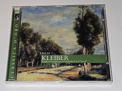 *NEW/SEALED* Erich Kleiber Schubert Symphonies 8 Unfinished & 9 Great CD Allegro