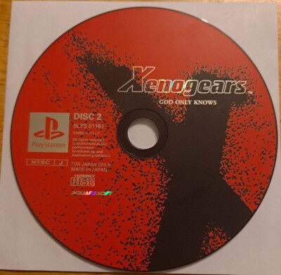 Xenogears God Knows Xeno Gears PS1 Discs Only Japan Import US