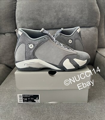Size 14 - Air Jordan 14 Retro Flint Grey for sale online | eBay
