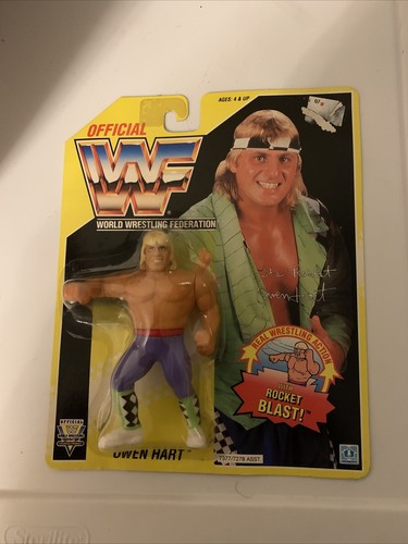 Owen Hart WWF Hasbro Yellow Card Series Wrestling ...