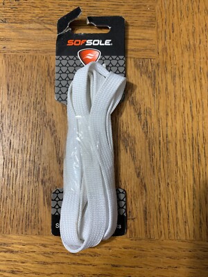 Sof Sole Athletic Oval Schnürsenkel Weiß