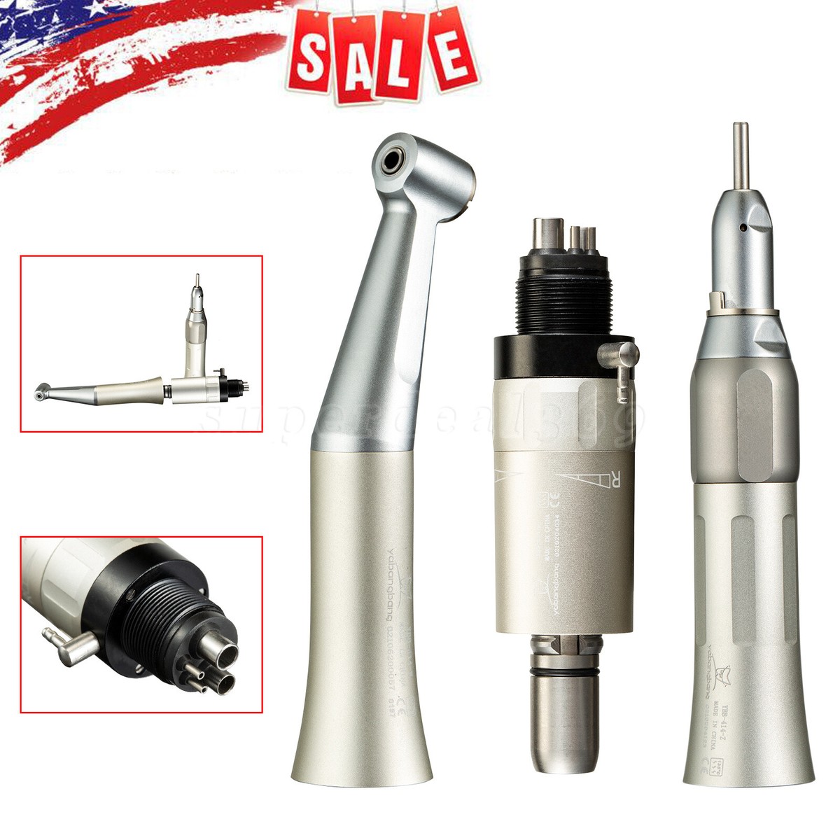 Dental Slow Low Speed Straight/ Contra Angle/ Air Motor 4hole NSK