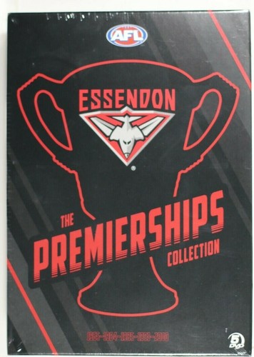 AFL - Essendon Bombers Premierships Collection (5 Disc Set) Reg 4 DVD New Sealed - 第 1/3 張圖片