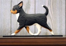Chihuahua Sign Plaque Wall Decor Tri