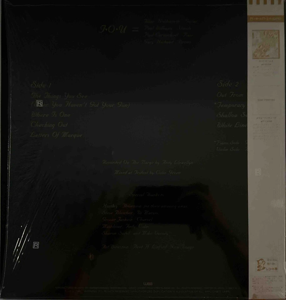 Allan Holdsworth - I.O.U. - Japan Vinyl OBI Insert - P-13091 Foto 3 de 4