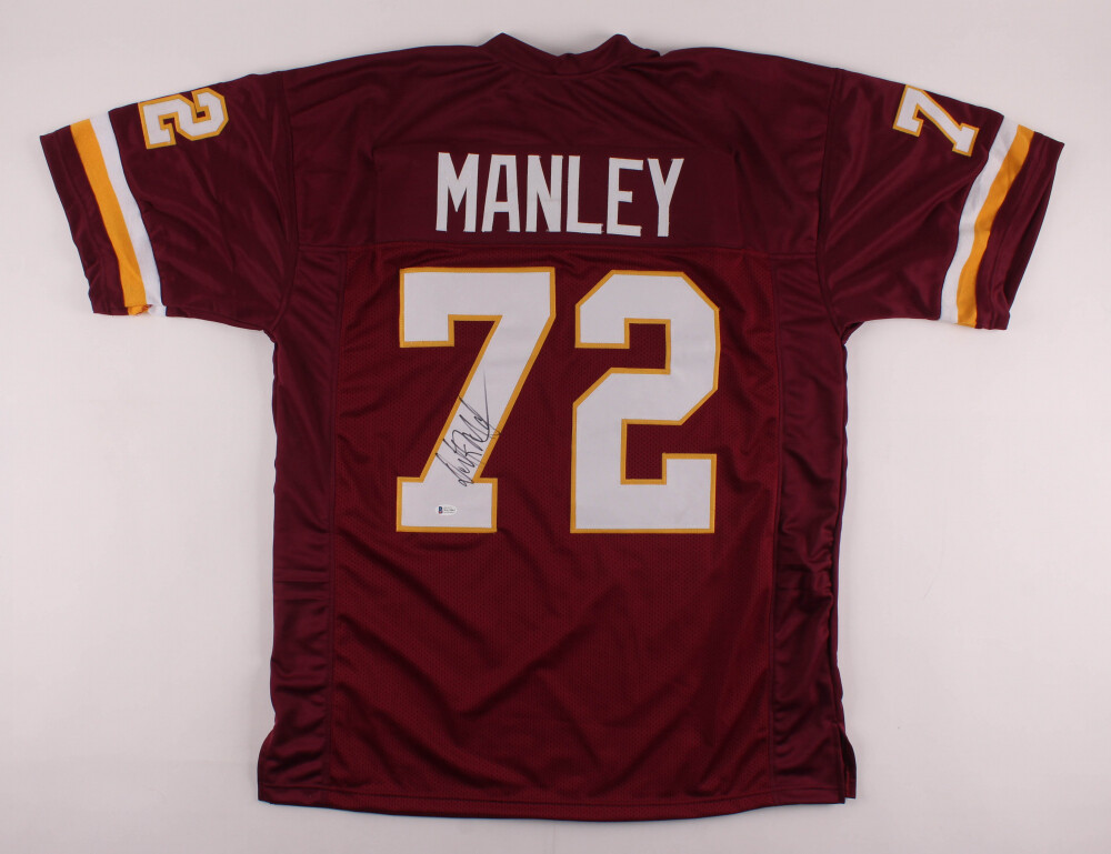 Dexter Manley Autographed Signed Washington Redskins Jersey (Beckett COA) 2Super Bowl Champ 