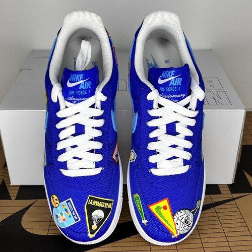 Nike Air Force 1 '07 'Patched Up' Racer Blue WOMEN'S 6.5 / MEN'S 5 DX2306 400 | eBay