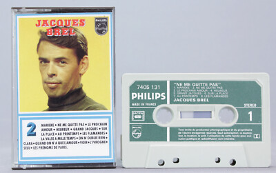 Jacques Brel - Verlasse mich nicht - Audiokassette (Ref #P-436)