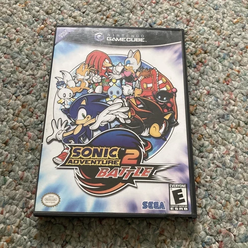 Sonic Adventure Battle 2 Black Label Nintendo GameCube No Manual Tested Working!