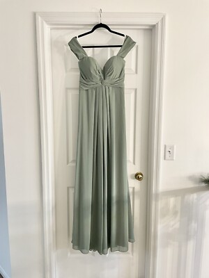 silver and green bridesmaid dresses Sexy Mermaid Bridesmaid Dresses Satin Off The Shoulder – Lisposa main image 1