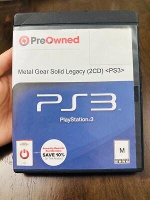 Metal Gear Solid: The Legacy Collection PS3, No Manual No Artwork (Tested)