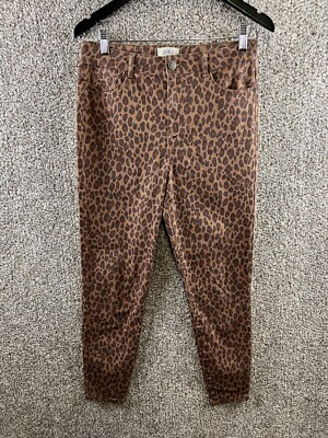 Jolt Animal Print Skinny Jeans Junior's Size 11 Brown|Black Denim Jeans Stretch