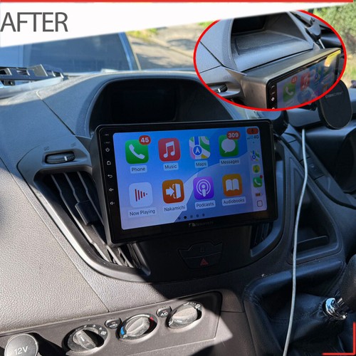 9" Wireless Carplay Android Sat Nav Nakamichi For Ford Transit 2013-2017 CUSTOM - Picture 3 of 3