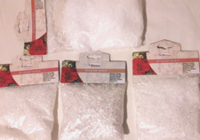 4 Sacchetti Di Neve Artificiale 3 Da 42 Gr E 1 Da 82 Gr Per Decorazioni Nuovi