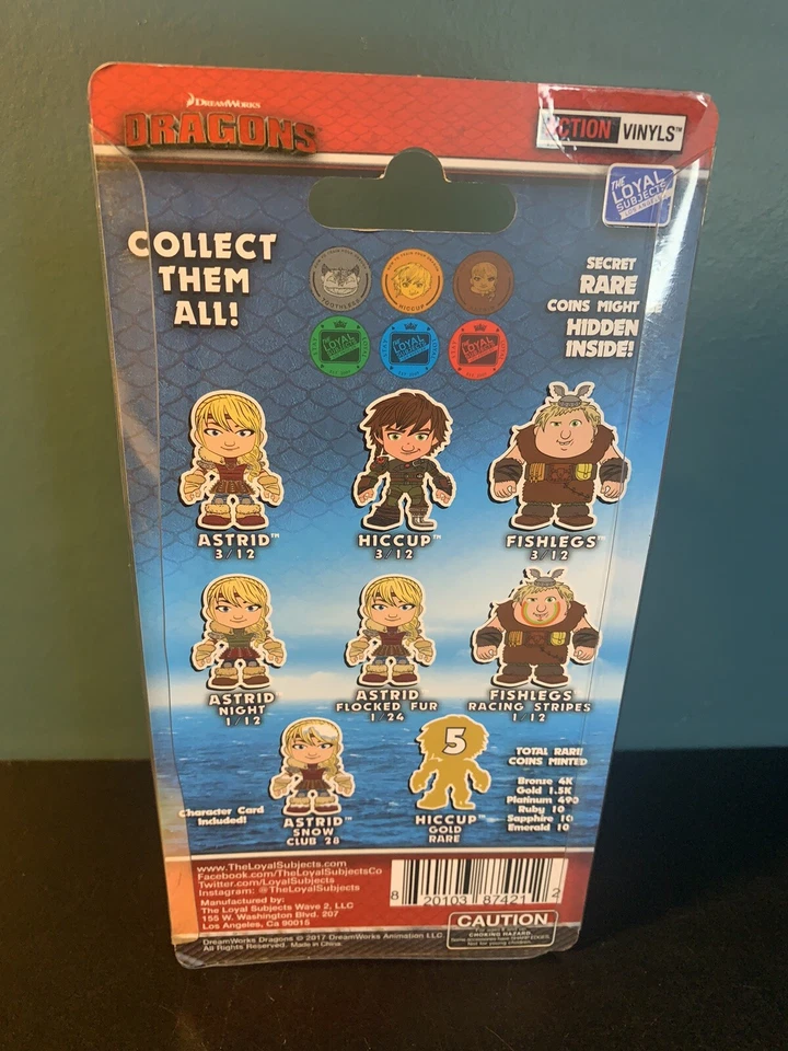 How To Train Your Dragon Astrid Night Action Vinyls NEW Toys 2017 Loyal Subjects - Image 4 of 4