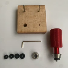 Flute instrument repair tool - tone hole File and pad cup w/5 COMPLETE Set 2025