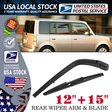 One Pair 12''+15'' Windshield Rear Wiper Arm&Blade OEM QUALITY Replace Set