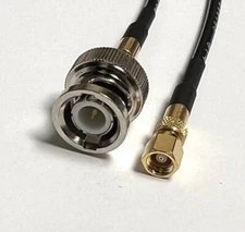 SMC Female to BNC Male Pick Your Length ACI100 Coax Cable USA LOT