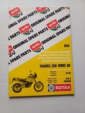Aprilia Tuareg Wind 350 1988 catalogo ricambi MOTORE Rotax 348 E originale