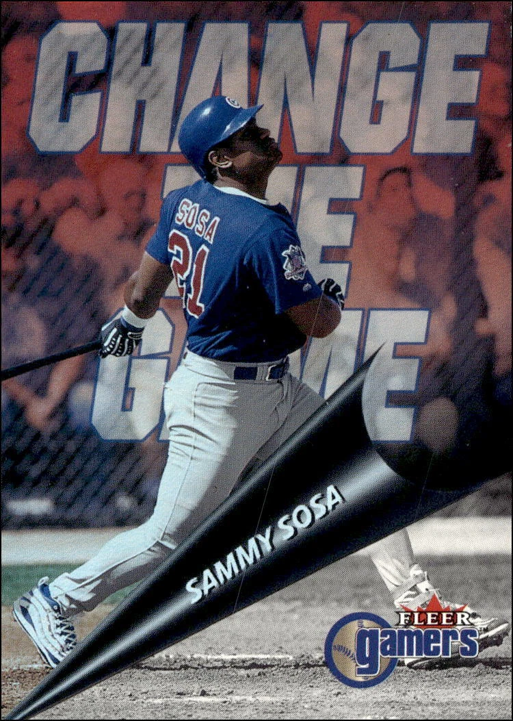 2000 Fleer Gamers #9CG Sammy Sosa Change the Game