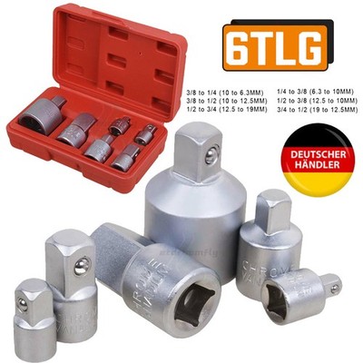 Adapter Set 3/4 1/2 3/8 1/4 Zoll Reduzierung Ratsche auf Steckschlüssel Nuss DHL