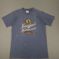 VTG 90s Leinenkugel’s Beer Blue Made in USA Single Stitch T-Shirt Sz M