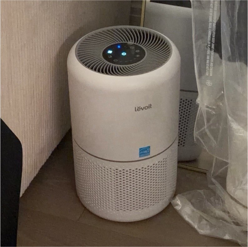 LEVOIT Core 300 True HEPA Portable Air Purifier Touch White 219 sq ft CADR 141