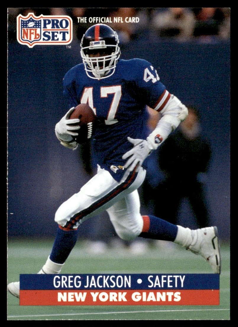 1991 Pro Set Greg Jackson #66