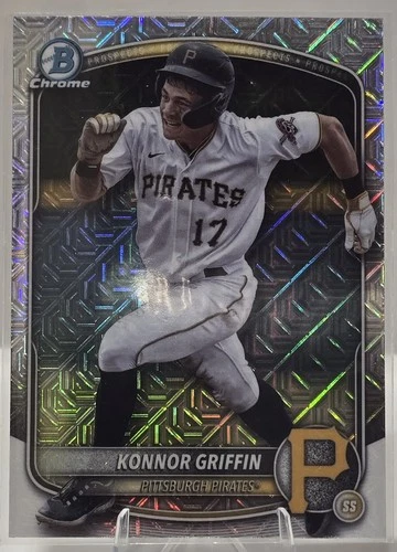 2025 Bowman - Chrome Prospects Konnor Griffin #BCP-86 Mojo Refractor (RC)