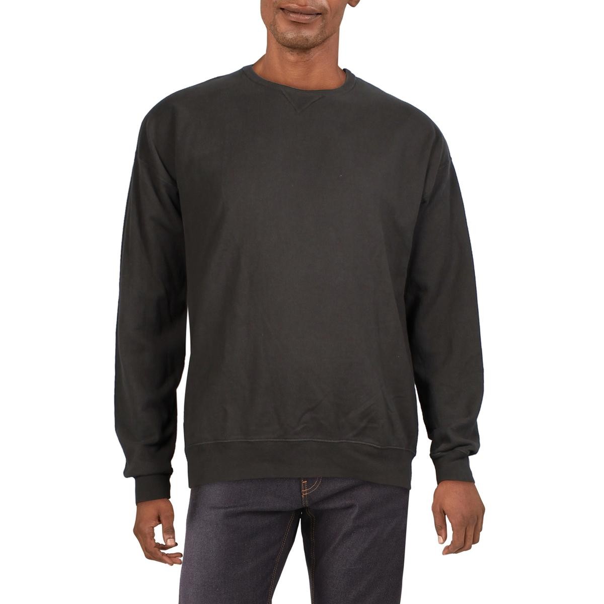 Мужская серая флисовая толстовка с круглым вырезом Hanes для отдыха Big - Tall 2XL BHFO 7862 5490₽