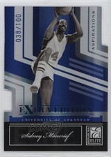 2007 Donruss Elite Extra Edition Aspirations Die-Cut Sidney Moncrief HOF 1dm4