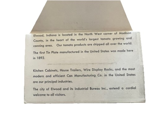 Scarce c1940 Postcard 10 Photos folder , Elwood, In 225 - Picture 7 of 8